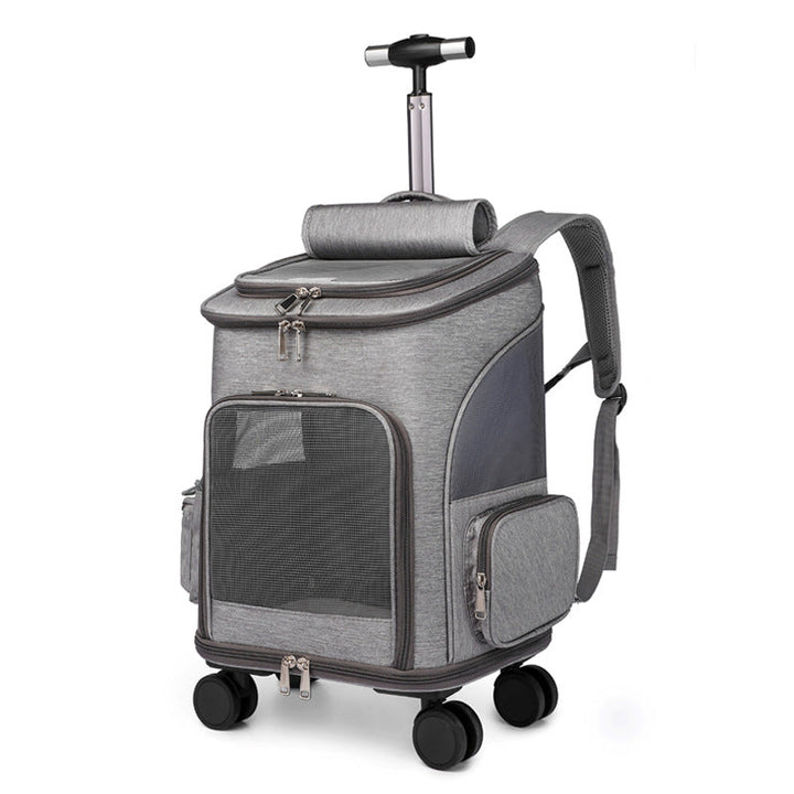 Portable Folding Trolley Pet Backpack for Adventures | Paw Paw Trails