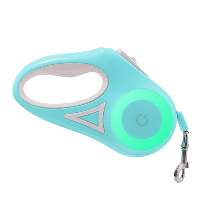 Retractable Dog Leash with Collar - Stylish & Safe | Paw Paw Trails