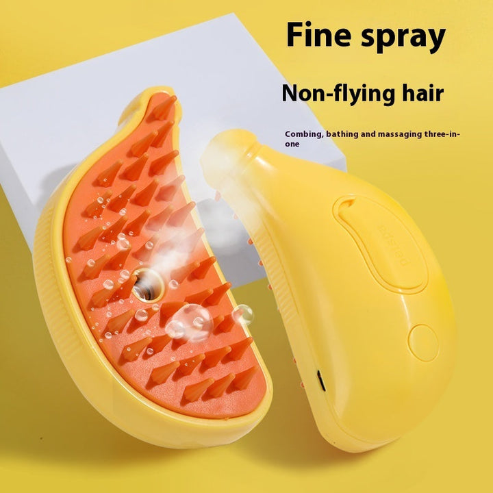 Pet Spray Comb Brush for Grooming & Massage | Paw Paw Trails