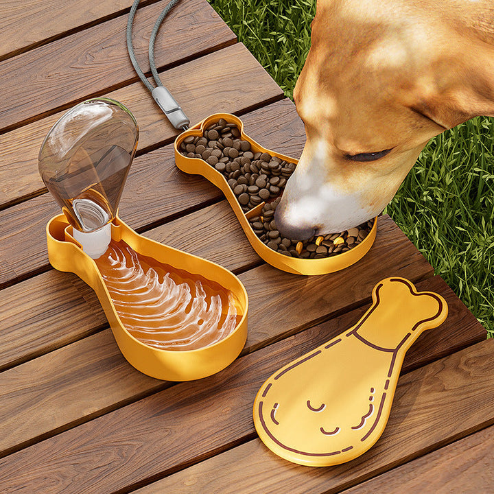 Portable Pet Feeder - Convenient 2-in-1 Design | Paw Paw Trails