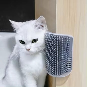 Cat Self-Grooming Wall Brush for Easy Grooming | Paw Paw Trails